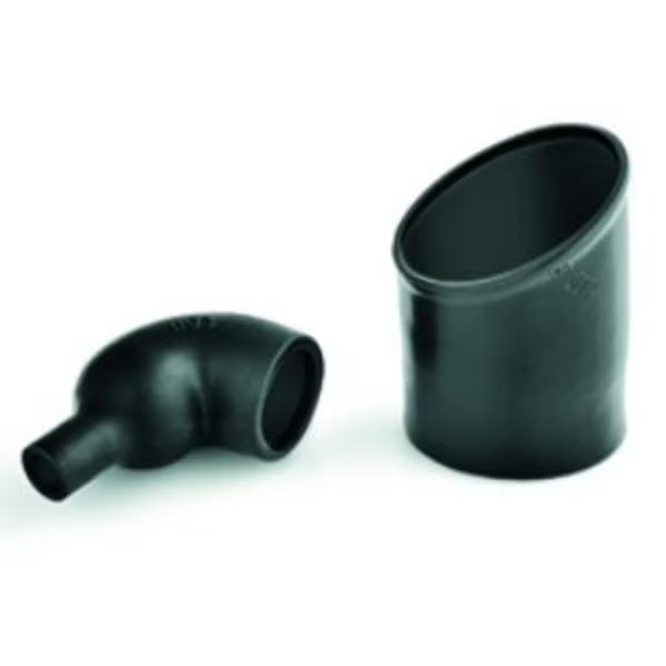 BOOT RIGHT ANGLE SHAPE W/RIB, Hellermanntyton, Mfr#: 11034B7W8